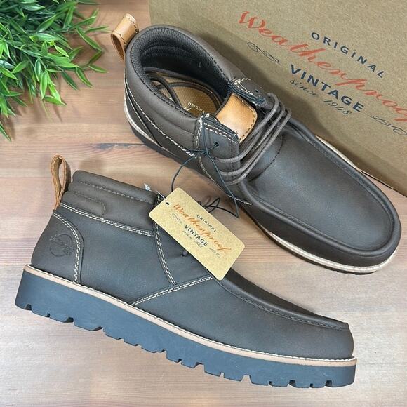 Weatherproof Vintage Men's Faux Leather Chukka Boot Size 12 - Picture 1 of 9